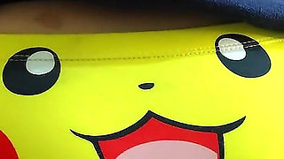 I Rubbed My Roommate's Cock with My Cute Panties to Make Him Horny