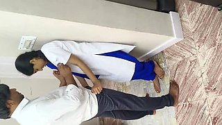 Desi Village Teacher Fucks Student's Tight Pussy - Hindi Audio Sex with Beautiful Indian Girl