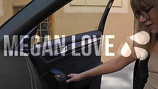 Desperately Wetting Panties, Golden Shower and Mouth Piss in My New Car