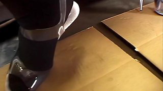 Extreme slut rough blowbang video