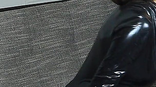 Cock Horny Latex Catsuit Bitch