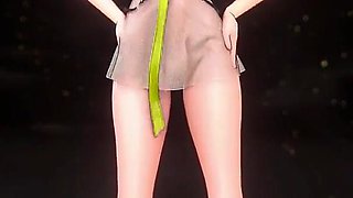 Elf Aoi Oki Blue Archive Hentai Sex and Undress Dance Lupin Threesome Creampie Mmd 3D Blonde Hair Color Edit Smixix