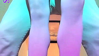 Outercourse Seamless Pantyhose Thighjob Cumshot