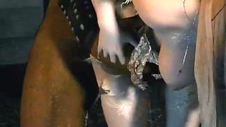 3D Cute Elf Babe Naked Got Fucked so Hard by Huge Cock Monster