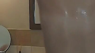 A Girl Is Bathing in a Jacuzzi