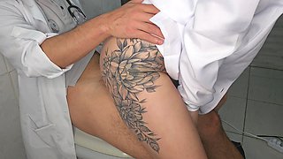 Slutty Nurse Catches Doctor in Hospital Bathroom and Sex Spanking Is Emergency!