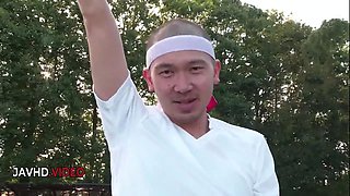 Passionate Japanese beauty Sara Saijo shines in steamy outdoor group fuck