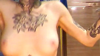 Redhead Bitch Squirts in the Shower