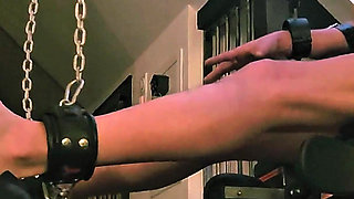 Monika Schmidt Hard Feed Tickling with Fingernails on the Bondage Chair