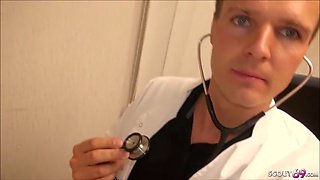 German doctor seduce teen and boyfriend to fuck in hospital