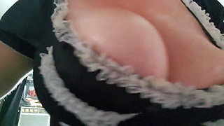 Bouncing Secretary Tits JOI