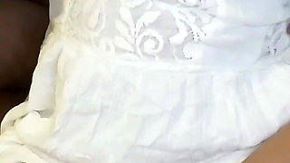Fantasy White Bra Big Boobs