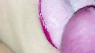 Milk with Red Lipstick