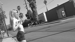 Blonde teen Sierras first erotic masturbation video
