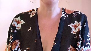 Big boobs milf masturbates with her dildo