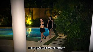 Astounding ORAL from 2 breezies CALIFORNIABABE and SASHA SPARROW