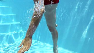 Latina scene with matchless wooer from Underwater Show