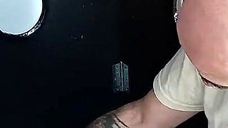 Wife Slut Sucks and Fucks Well-endowed Strangers in a Gloryhole.