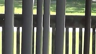 Peeking Neighbor Boy: Hogtied and Gagged by the MILF Next Door