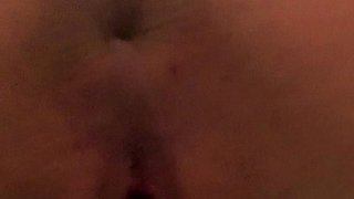 Close up solo beauty toying ass