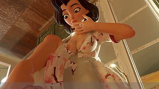 Milfsgiving celebration - Episode nine. Foxie2k gets it on the kitchen counter with Misskitty2k