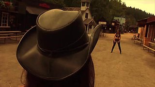ghost riders - oiled lesbian Cowgirl music video