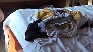 Caught My Stepsister Doing Camsex with Her Fuck Buddy, I Fucked Her Instead and Cum Inside Her
