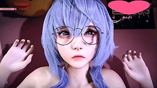 Beauty Lustful Young Girl - 3D Animation