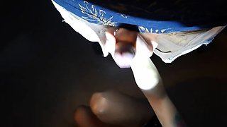Married Man Creampies Tattooed Teen in Club Toilet