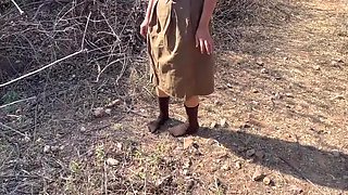 Indian Schoolgirl Miss Agarwal Fucked Hard in Jungle - Big Ass & Big Boobs