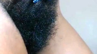 Hairy Webcam Girl from Brazil
