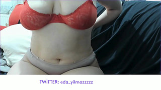 BRA- THONG- UNDRESSING- BIG TITS- MASTURBATION- TUK MILF- TURKISH PORN- TURKISH DISCLOSURE- DISCLOSURE