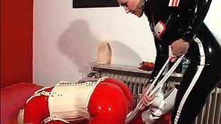 Piss fetish blonde babe pees while masturbating with toy