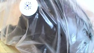 Amateur blondie solo anal masturbation