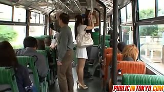 Yuu Asakura With A Hard-On On The Bus