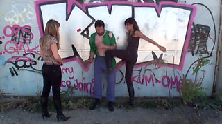 Kicking the Poor Tramp