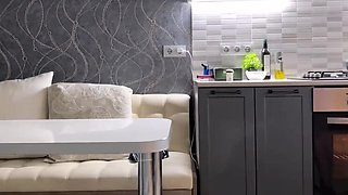 Real Homemade Deep Throat & Moaning - Loly Lola's Brutal Russian Sex
