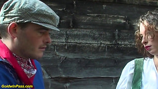 Rough german deepthroat anal sex