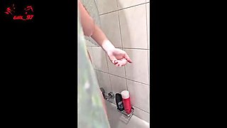 Blonde German Teen Shower Spy Video - Roommate Secretly Films & Jerks Off