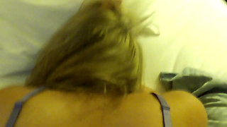 fucking bad wife with gf pearl necklace in her ass
