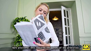 YOUNG RUSSIAN TEACHERS LEARN HOW TO MAKE YOU CUM. TUTOR4K