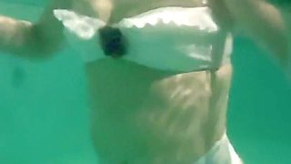 Sexy Girl Dancing Under the Water