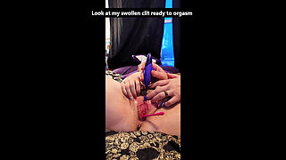 Hot Mom Pulsating Orgasm with spread wide open pussy and asshole