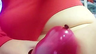 The Balloon Party Continues in the Boss's Office! Looner Fantasia