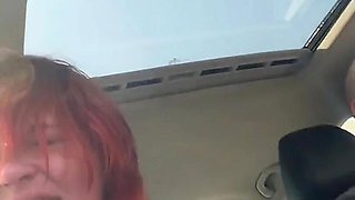 Licking Feet, Hard Face Slapping While Driving