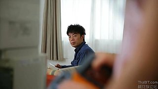 Lustful asian blonde whore smutty porn video