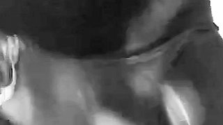Black & White Black Muscle Dad Edging and Cum