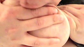 Big Titties Full of Milk Gets Sucked on
