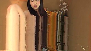 Amateur Asian bi-atch gets pulverized with toys - hot JAV action with a nude asian woman!