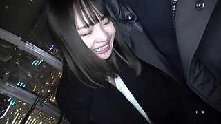 Japanese 18 yo college girl is picked up for one night stand